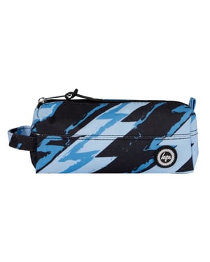 Hype Lightning Scribble Black/Blue Pencil Case