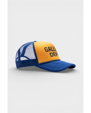 Gallery Dept. GD Logo Trucker Cap Yellow and Navy