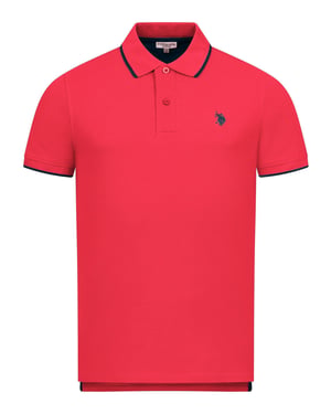 U.S. POLO ASSN. Men's Classic Fit Polo Shirt met korte mouwen gemaakt van katoenen elastaan