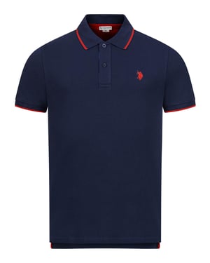 U.S. POLO ASSN. Men's Classic Fit Polo Shirt met korte mouwen gemaakt van katoenen elastaan