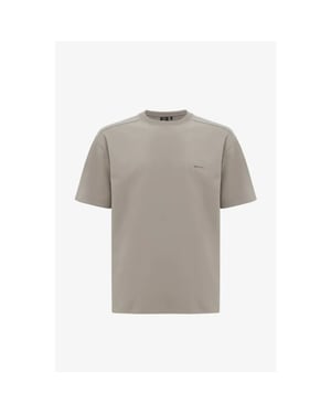 Genti Relaxed fit cotton tee grey