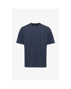 Genti Relaxed fit cotton tee dark