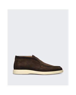 Santoni Heren digits loafer grijs