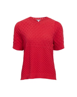 Object Objnoa s/s re knit pullover noos