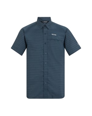 Regatta Heren Mindano Triangle Korte Mouwen Shirt (China Blauw)