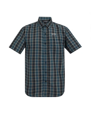 Regatta Heren Mindano Multi Check Korte Mouwen Shirt (Nachtluch)