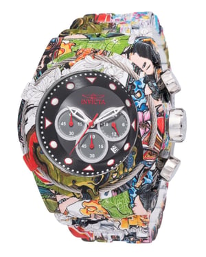 Invicta Bolt 49140 Heren Horloge - Quartz Uurwerk - Roestvrij Staal met Grijze Wijzerplaat - 53mm