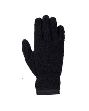 Trespass Volwassen uniseks Ainslee Sherpa Fleece Handschoenen (Zwart)