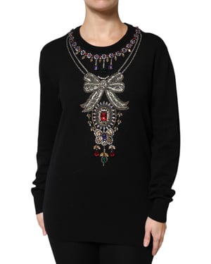 Versierd Sieraad Nek Pullover Trui