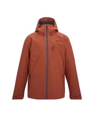 Regatta Heren Oklarna Waterproof Jacket (Baksteenrood)