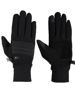 Trespass Heren Douglas Leren Skihandschoenen (Zwart)