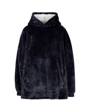 Trespass Unisex Adult Cosiness Oversized Hoodie Blanket (Navy)
