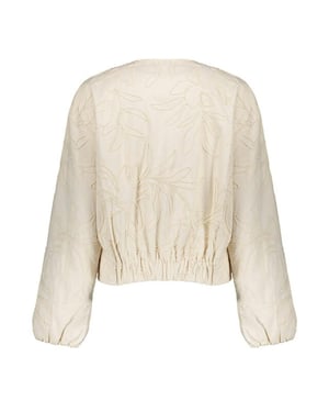 Geisha jacket embroidery 65022-10 718 ecru
