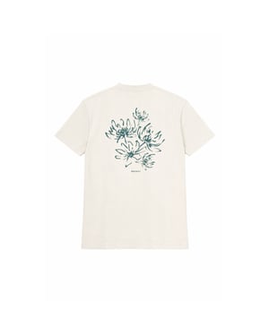 Genti Tee back print flower off