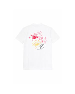 Genti Tee back print flower