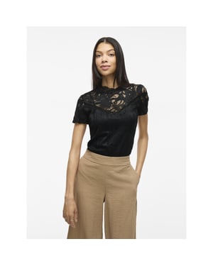 Vila Vistasia s/s lace top noos
