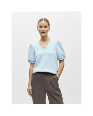 Object Objandrea s/s re v-neck top noos
