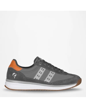 Q1905 Sneaker boston pro antraciet/ grijs/ oranje