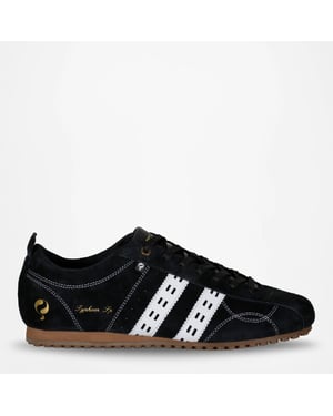 Q1905 Sneaker typhoon sp zwart/ wit/ gum