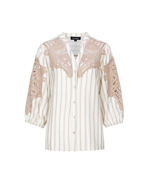 G-Maxx Blouse hester-offwhite kint camel