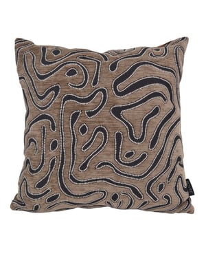 NOVÉE Chenille flow | 45 x 45 cm | kussenhoes | velvet/polyester