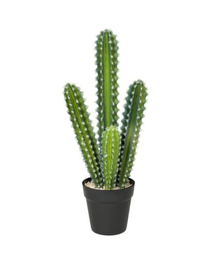4goodz Kunstplant cactus 53 cm groot met pot realistisch groen