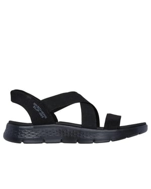 Skechers 141489-bbk go walk flex sandal glimmer up black 3256