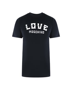Love Moschino Bold Logo Black T-shirt