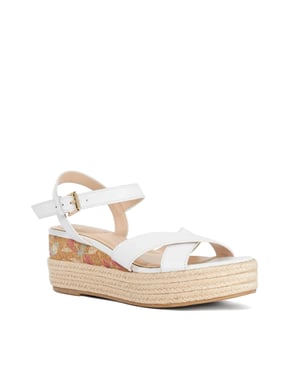 Dune Ladies Kalmias - Raffia Flatform Wedge