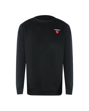 Love Moschino Trui Met Hartlogo In Zwart