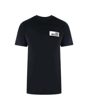 Love Moschino Block Logo Black T-shirt