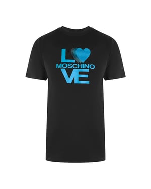 Love Moschino Logo Zwart T-shirt