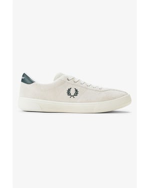 Fred Perry Tennis Shoe Suede Men's Ecru/Grassroot Trainers