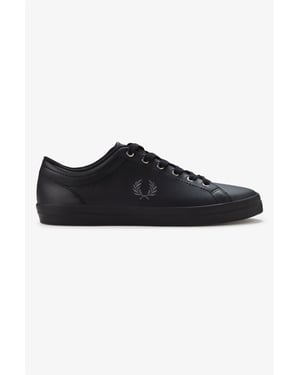 Fred Perry Baseline Leather Men's Black Trainers