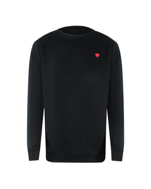 Love Moschino Liten Hjärtformad Svart Tröja
