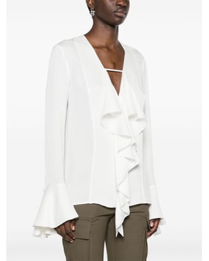 Zijden Rimpelblouse
