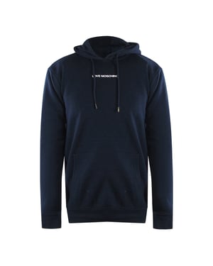 Love Moschino Marinblå Huvtröja