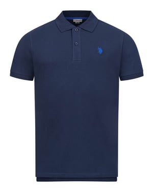 U.S. Polo Assn. heren basic poloshirt met korte mouwen en stretch