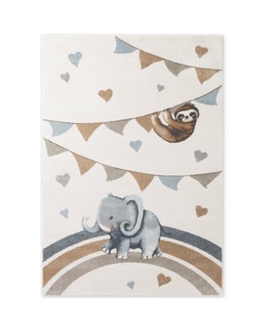 Villeroy & Boch Boho kids kinder vloerkleed olifant rainbow party