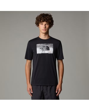Men's Foundation Abstract Graphic T-Shirt TNF Black