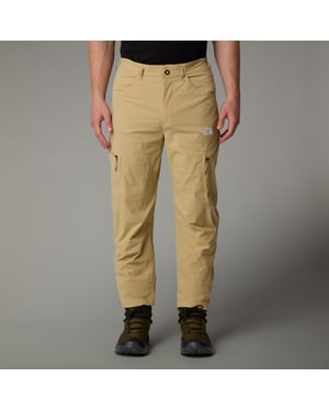 Men's Exploration Regular Tapered Trousers Khaki Stone