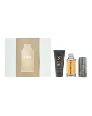 Hugo Boss The Scent Eau de Toilette 100ml, Shower Gel 100ml + Deodorant Stick 75ml Gift Set for Him