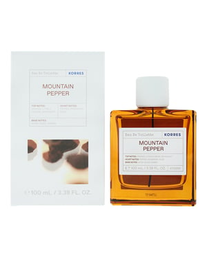 Korres Mountain Pepper Eau de Toilette 100ml Spray for Him