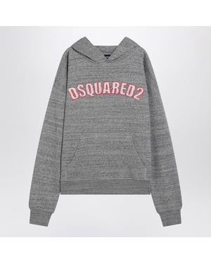 Grijze Katoenen Sweatshirt Met Logo