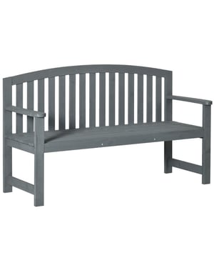 4goodz 2-zits houten tuinbank tot 240 kg belasting 140x50x85 cm