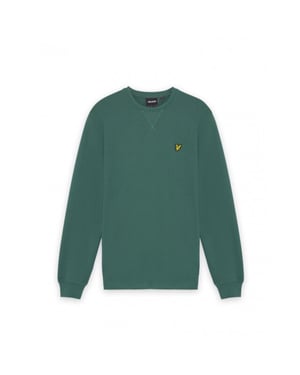 Lyle and Scott Ml424vog crew neck everglade w130 heren sweater