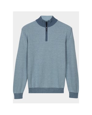 Baileys Half zip pullover 1/2 zip 2-tone jacq 618450/645
