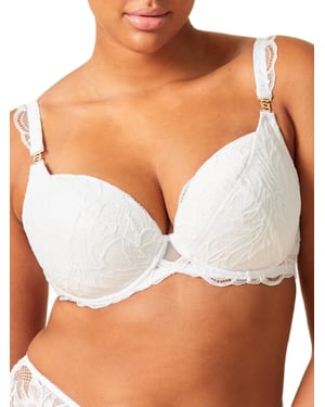 Lace Soirée Padded Plunge Bra