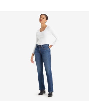 Women's Levis Superlow Bootcut Jeans in Blue