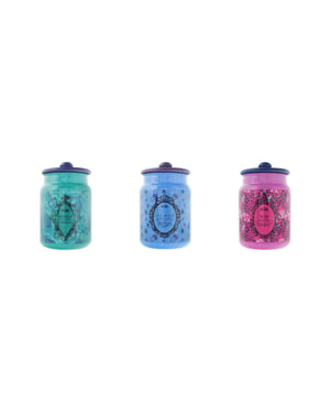 Disney Villains Scented Candle 3×430g - Black Pepper & Foxglove,  Sea Flower & Black Pearl, Apple & Black Iris